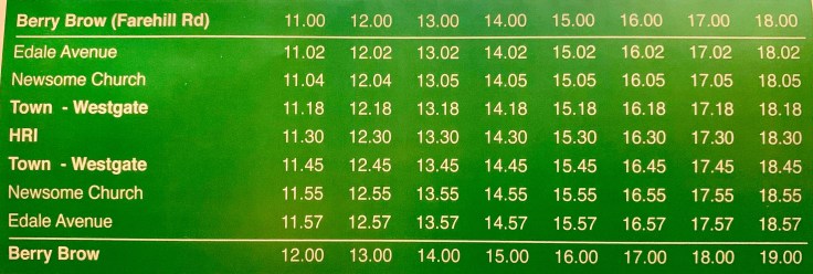 New Year’s Day buses